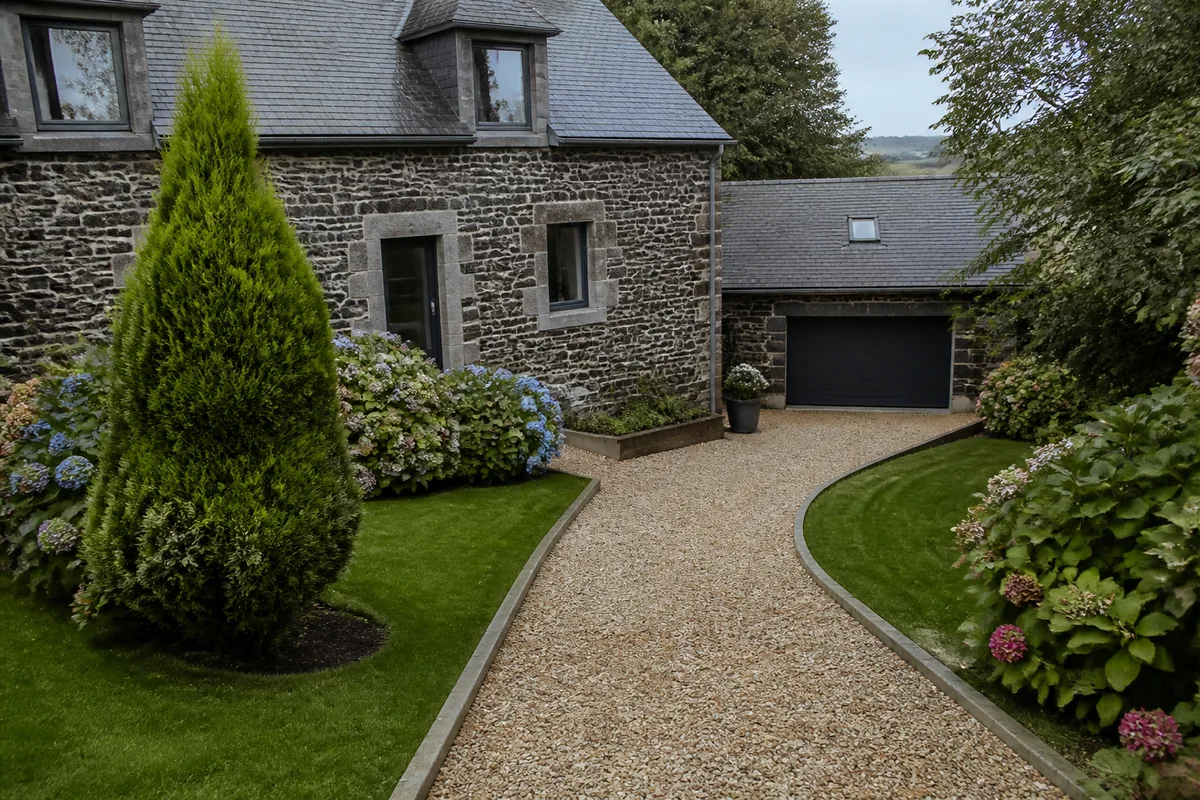 Allées, accès et abords de jardin : guide en pays de Quimperlé