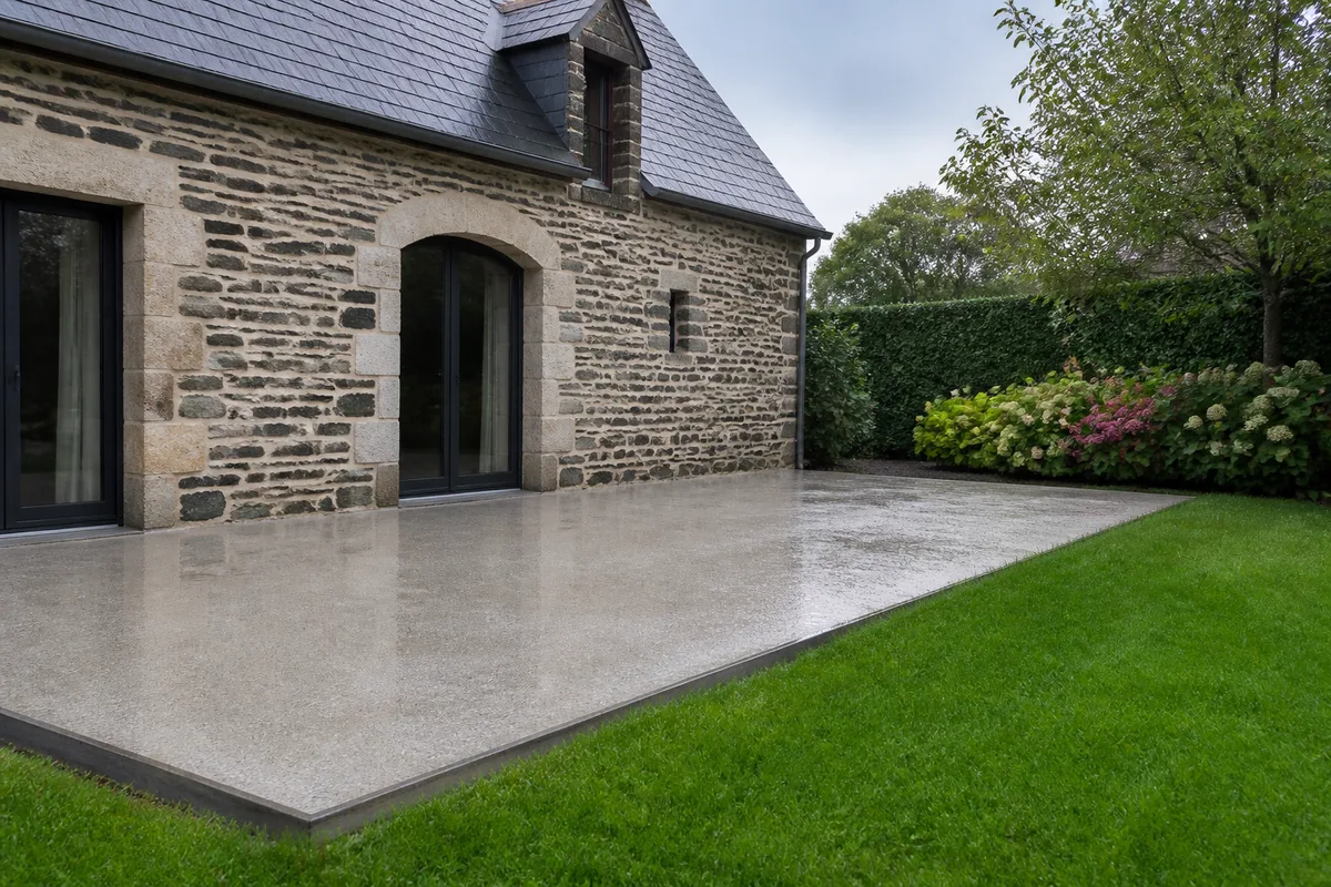 Création de terrasse à Quimperlé et dans le sud Finistère