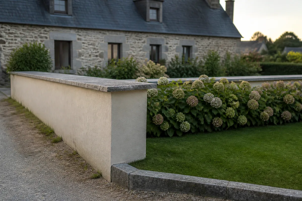 Murets, clôtures et maçonnerie paysagère en sud Finistère
